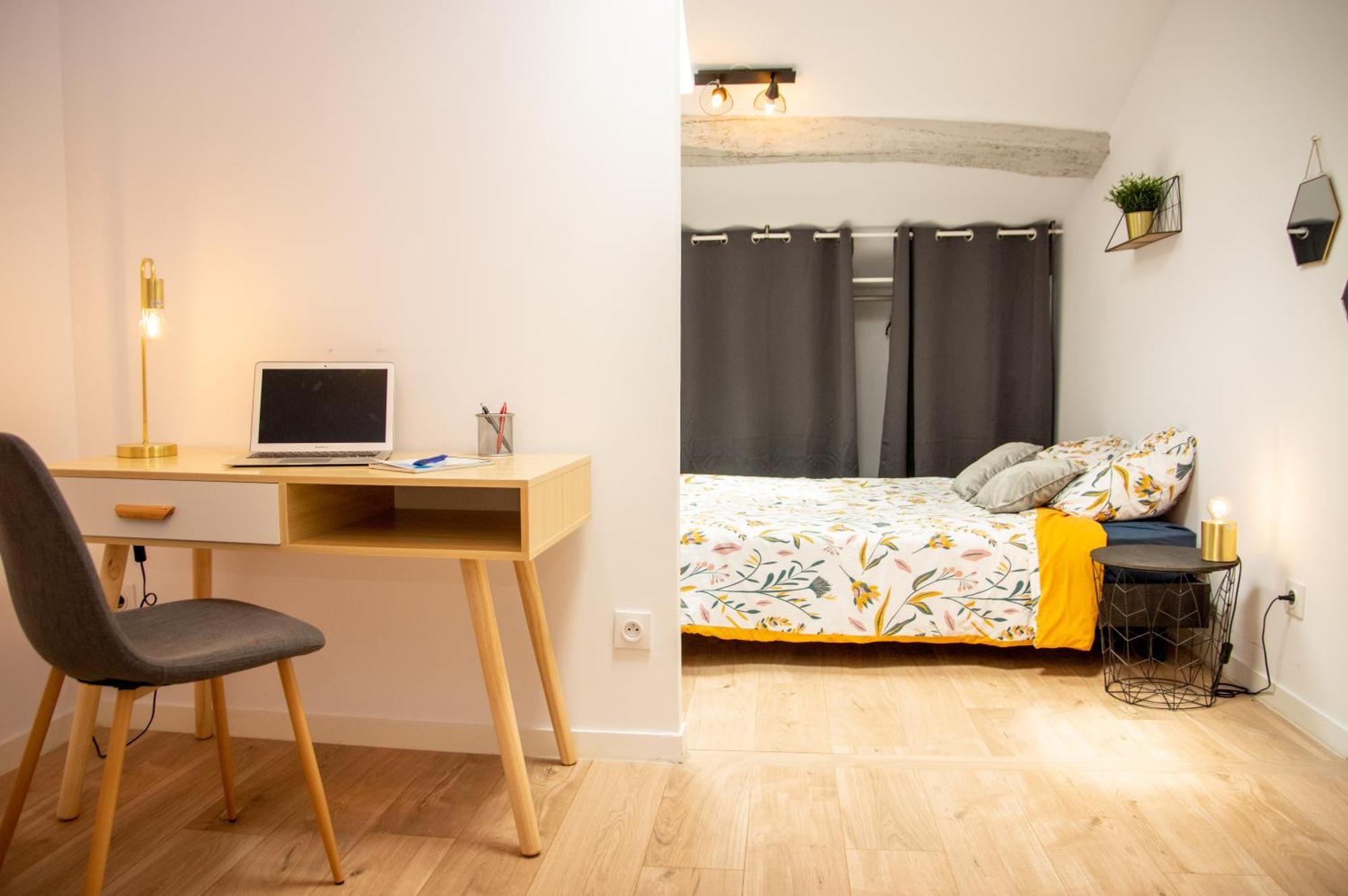 Duplex Cocoon - 10 Min De Blaye - 20 Min Cnpe - Wifi - Tv Hd Daire Saint-Seurin-de-Cursac Dış mekan fotoğraf
